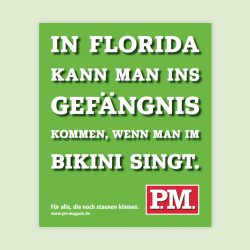 P.M., Guerilla Massnahme, Werbung, Daniela Sarau