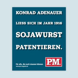 P.M., Guerilla Massnahme, Werbung, Daniela Sarau
